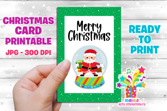 Christmas Card Printable 18: Premium Print Templates