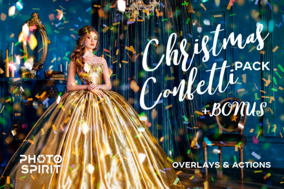Confetti Overlay Effect in Photoshop: Layer Styles Review