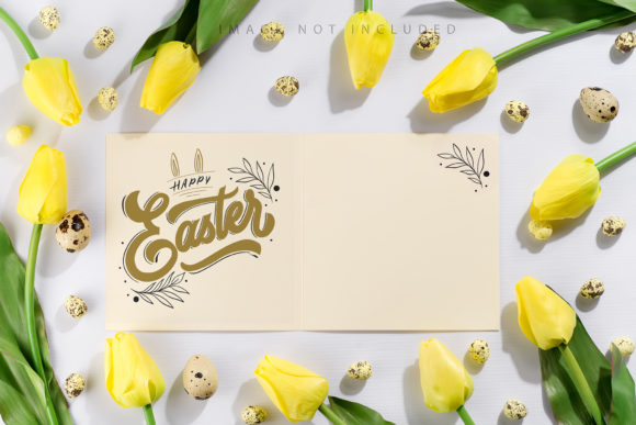Easter Card Mockup for Seasonal Events Branding