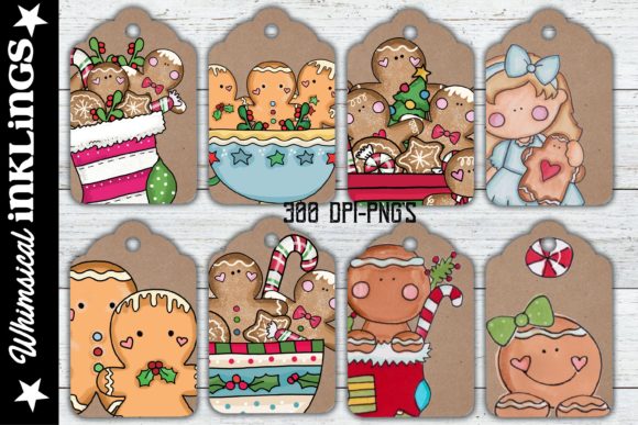 Gingerbread Kraft Tags and Crafts