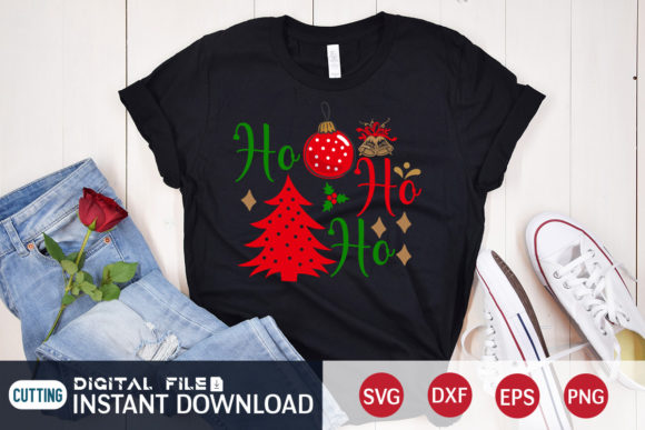 Ho Ho Ho Funny Christmas for T-Shirt Designs