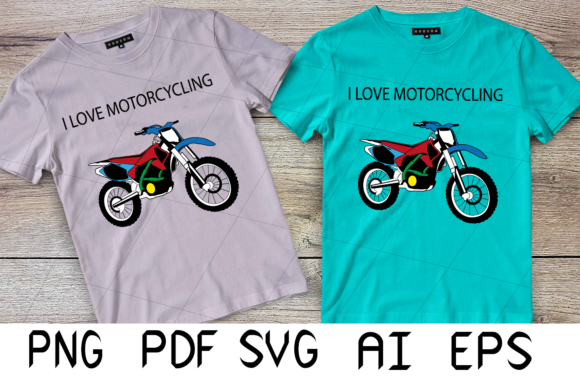 I Love Motorcycling Crafts
