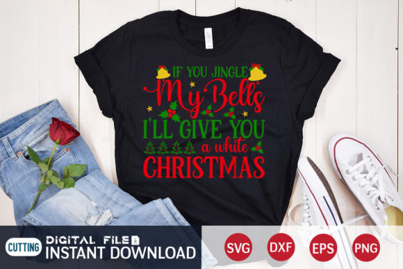 If You Jingle My Bell SVG: Festive T-Shirt Designs