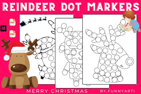 Reindeer Dot Markers: A Designer's Take on Holiday Stitching