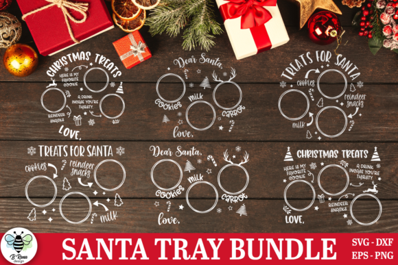Santa's Cookies and Milk Tray SVG Bundle Review