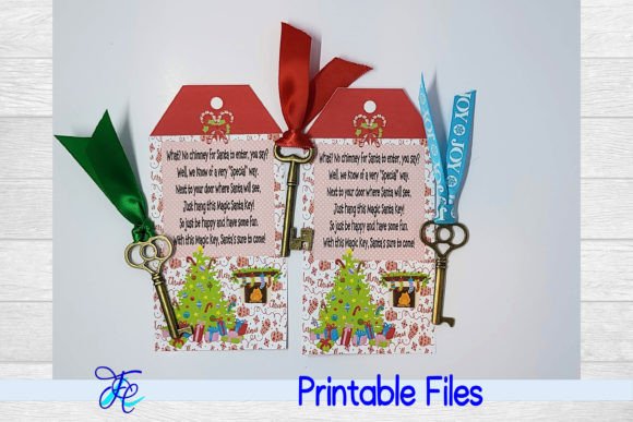 Santa’s Magic Key Printable 9 and Print Templates