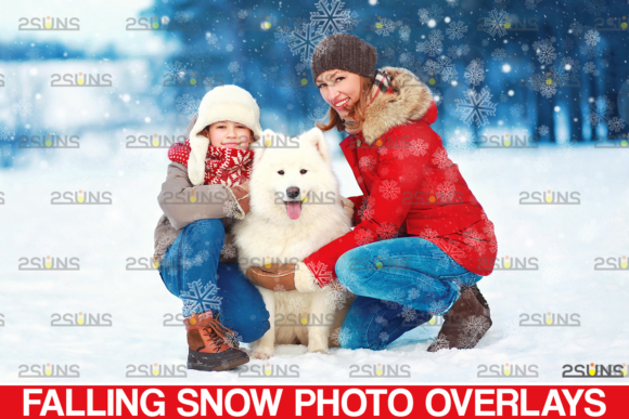 Snow Flake Overlays Photoshop Overlay for Actions Amp