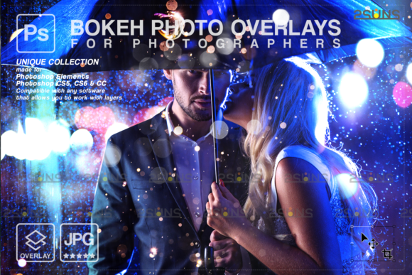 Sparkler Wedding Overlay Bokeh and Actions Amp