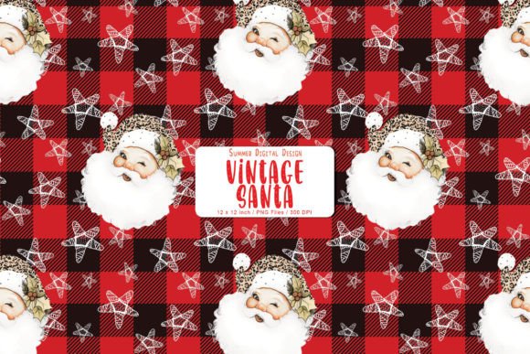 Vintage Santa Leopard Buffalo Plaid Patterns Review