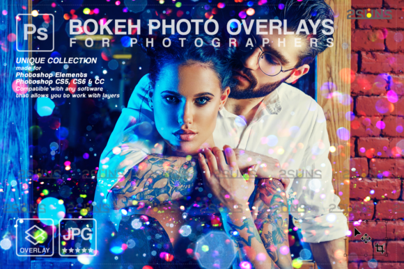 Wedding Sparkler Overlay, Holographic & Actions Amp