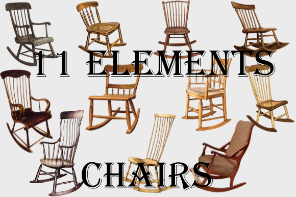 Wooden Chairs Rocking PNG: A Review for Print Templates